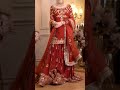 WEDDING DRESS GOALS ❤️👗✨ Stunning Red Sharara Look 😍🔥 #shorts #weddinglook #sharara #viralshorts