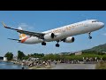 Ultimate Skiathos Airport Planespotting in 4K. Very Low landings and Jetblast departures July 2022