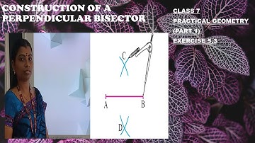 7TH STD MATHS  PRACTICAL GEOMETRY | PERPENDICULAR BISECTOR | SLN MATRICULATION SCHOOL