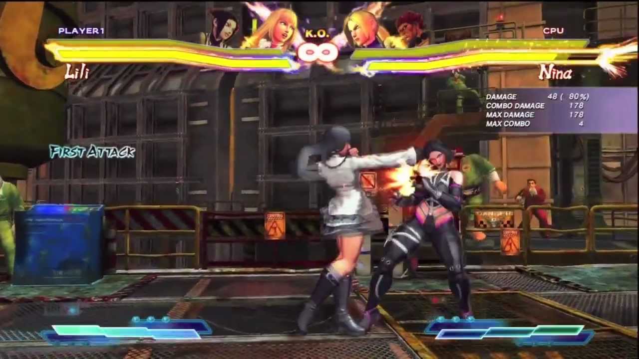 Street Fighter X Tekken Juri Combos