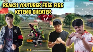 REAKSI YOUTUBER KETEMU CHEATER || WAWAN MKS || BUDI 01 GAMING || EFDEWE || FREE FIRE INDONESIA