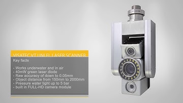 visatec VT UNI FL underwater laser scanner