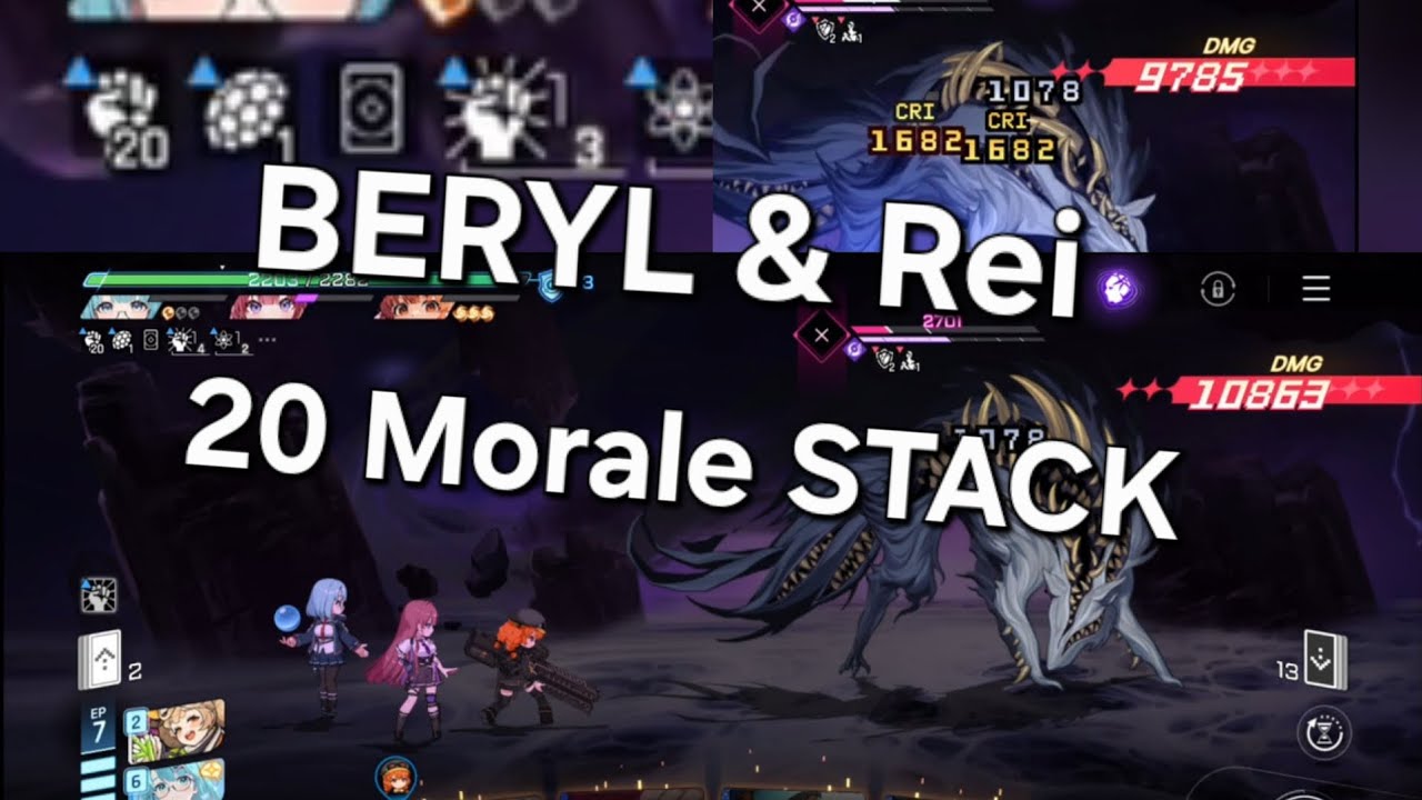 BERYL & Rei EXTRA ATK DAMAGE chaos Zero Nightmare YouTube
