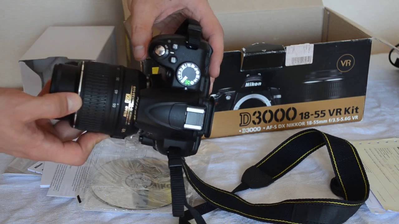 Фотоаппарат Nikon D3000+1855 YouTube