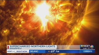 Geomagnetic storm produces northern lights in Bakersfield