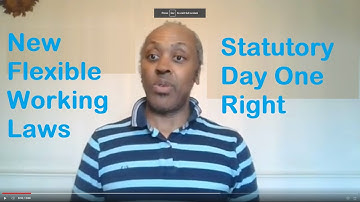 New UK Flexible Working Laws April 2024  - Day One Statutory Right to Flexible Working UK