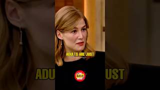 Rosamund Pike innocent Kids 😆🤣 #shorts #interview #movie #comedy #funny #film
