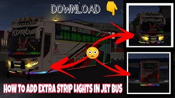 HOW TO ADD EXTRA LED STRIP LIGHTS IN BUSSID ✓ A AND A GAMING AND TECH°°