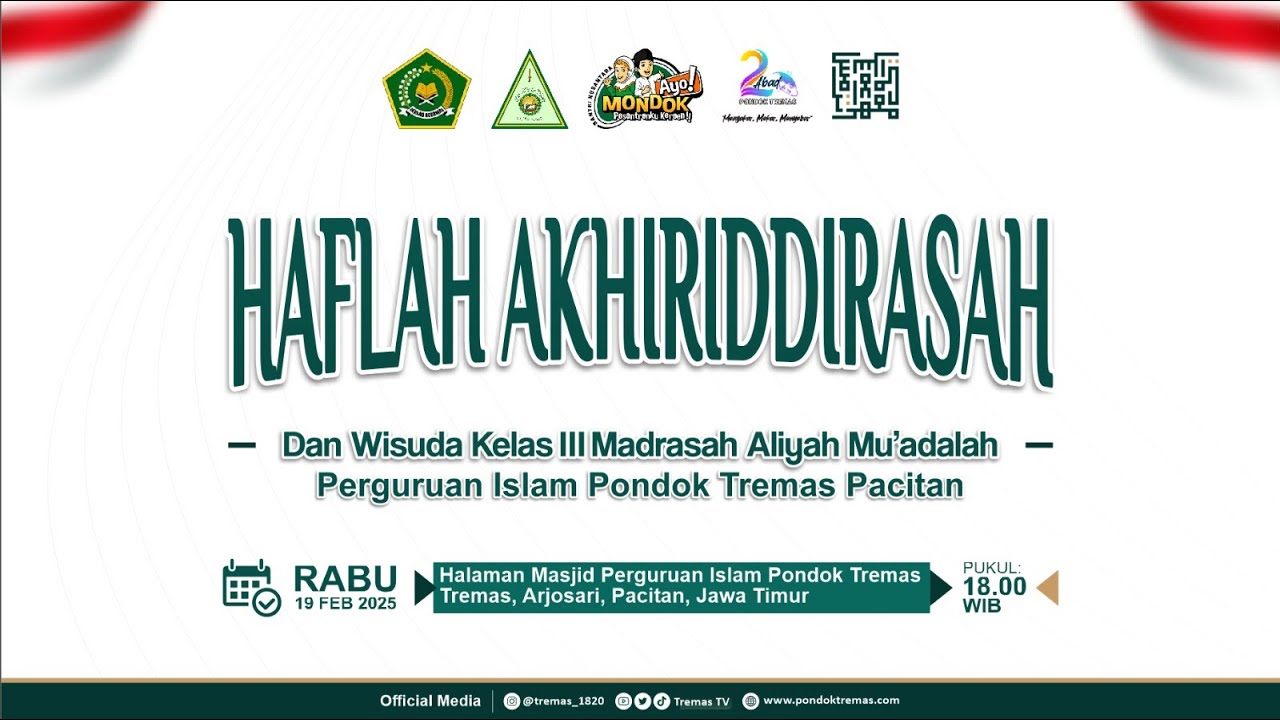 LIVE || HAFLAH AKHIRIDDIRASAH 2025