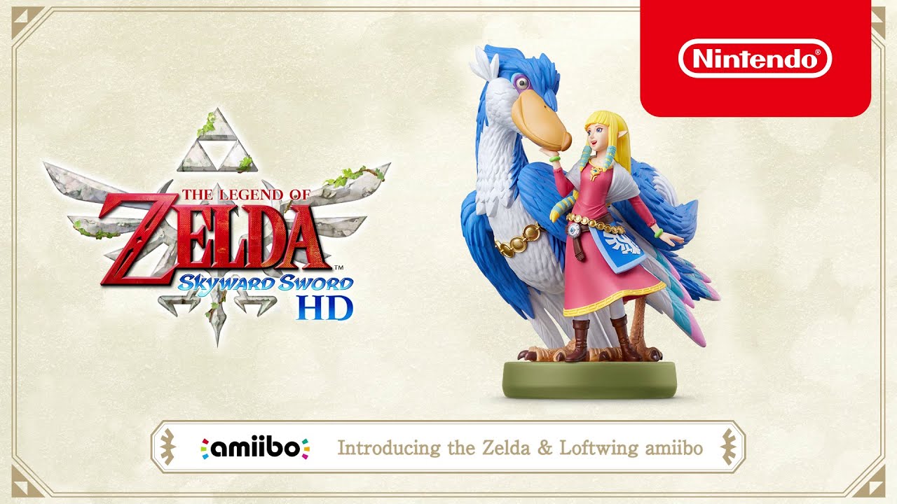 Nintendo amiibo Zelda & Loftwing - The Legend of Zelda: Skyward Sword HD  Figura de juego interactiva