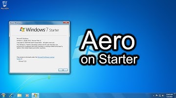 AERO On Windows 7 Starter