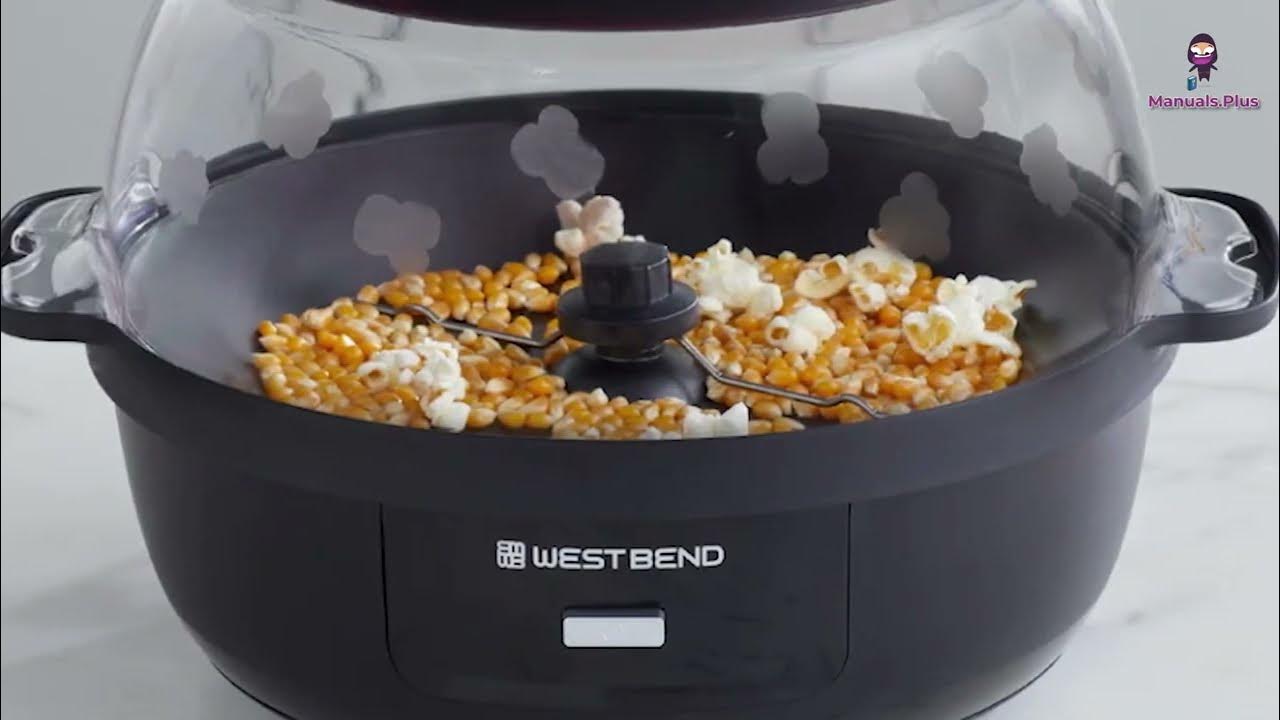 West Bend Stir Crazy Popcorn Machine Electric User Manual and Review