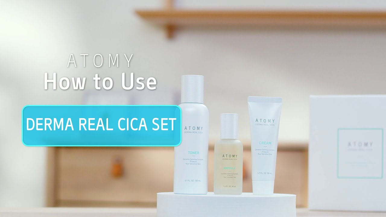 How To Use Atomy Product Derma Real Cica YouTube