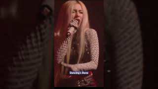 Ava Max preforming “Dancing’s Done” live in Switzerland