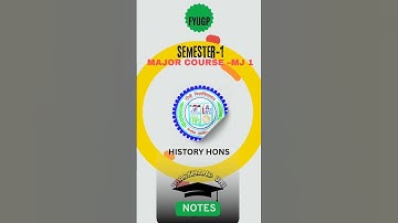 MJ 1 History Hons Syllabus Explained | Ranchi University FYUGP 2024-28 #Jharkhand Uni Notes #fyugp