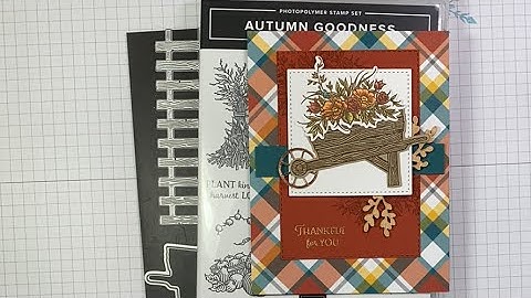 Stampin’ Up! Autumn Goodness Thank You Card Tutorial