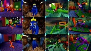 All Monster Jumpscares in Rainbow Friends Chapter 1 (