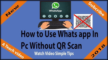 How to run Whatsapp in Pc Without Using BlueStack | Nox | ARC welder | Scan QR Code