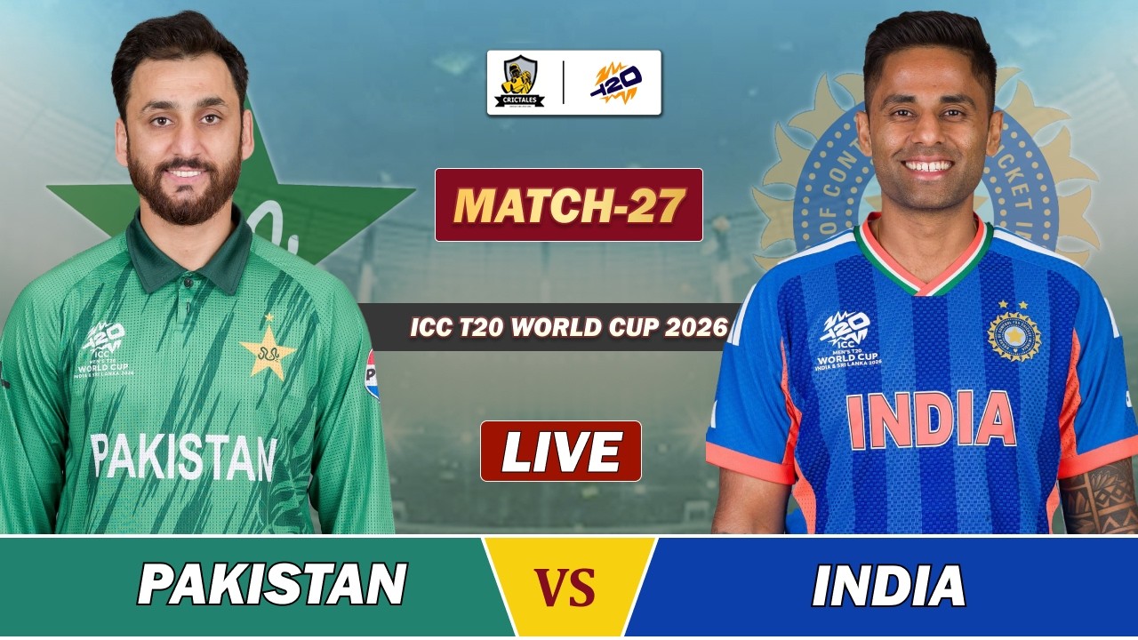 PAKISTAN vs INDIA ICC T20 WC 2026 MATCH 27 LIVE | PAK VS IND LIVE COMMENTARY | IND VS PAK LIVE | PAK