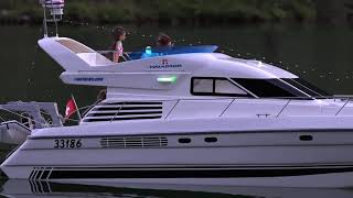 RC-Motoryacht mit 5,5 kW Elektromotor