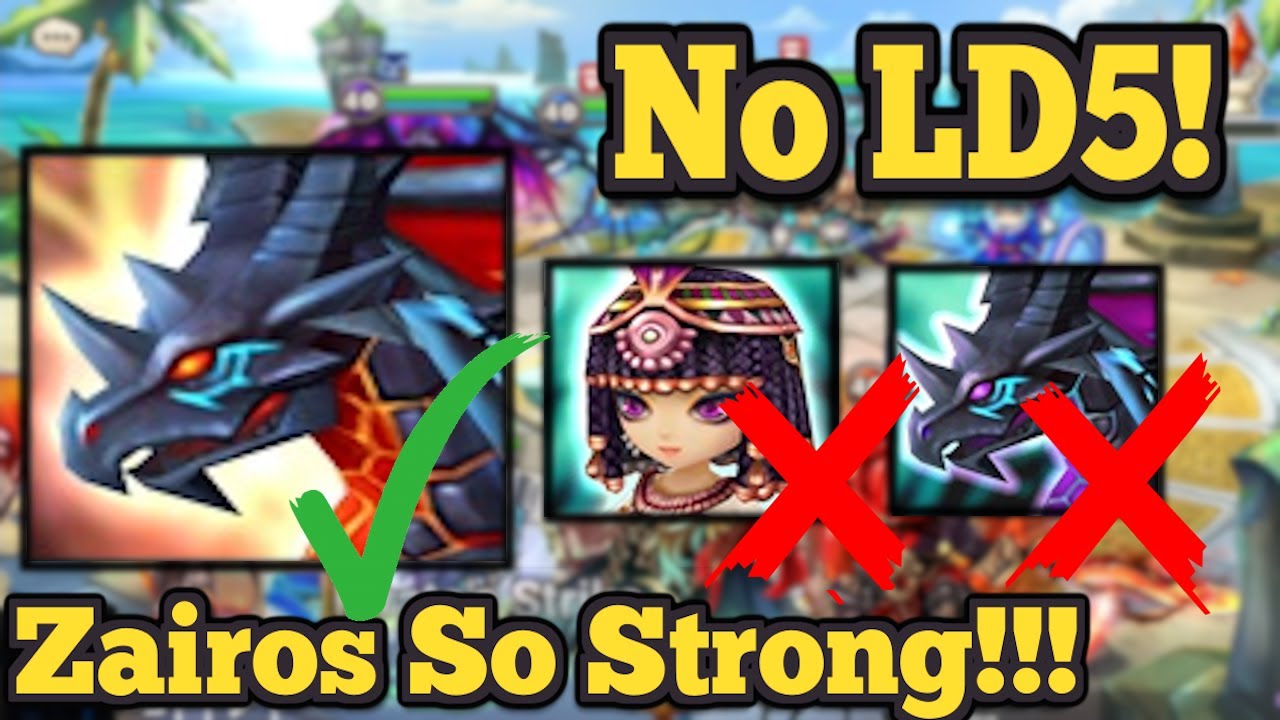 No LD5 Arena Rush - Zairos Much Stronger than Expected! - Summoners War