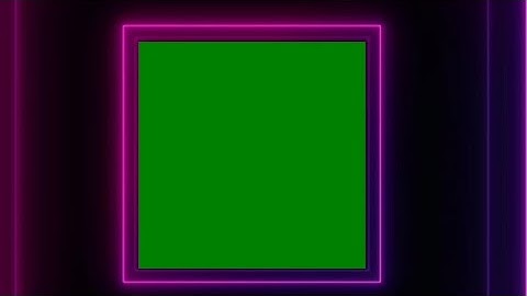 Pink Neon Light Glowing Border | GREEN SCREEN | Loop video | After Effects | Template | Avee player