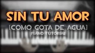 SIN TU AMOR | [COMO GOTA DE AGUA] | MANANTIAL DE INSPIRACIÓN | IPUC | PIANO TUTORIAL screenshot 4