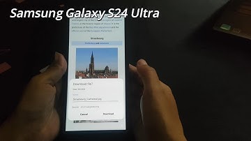 How to set your Samsung Galaxy S24 Ultra to ask you before starting downloads in the Internet app