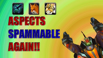 ASPECTS SPAMMABLE AGAIN! Patch 5.0.5 HUNTER NEWS - Lèxxyc (WoW Gameplay/Commentary)