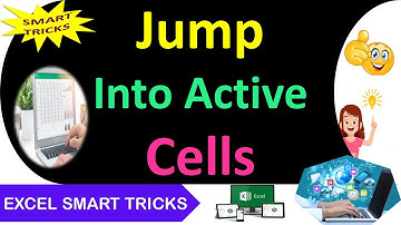 Jump into Active Cell Through Excel Shortcuts - #exceltricks