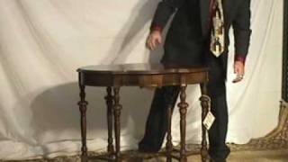 Mersman Mahogany & Burl Walnut Accent Table  ca 1930