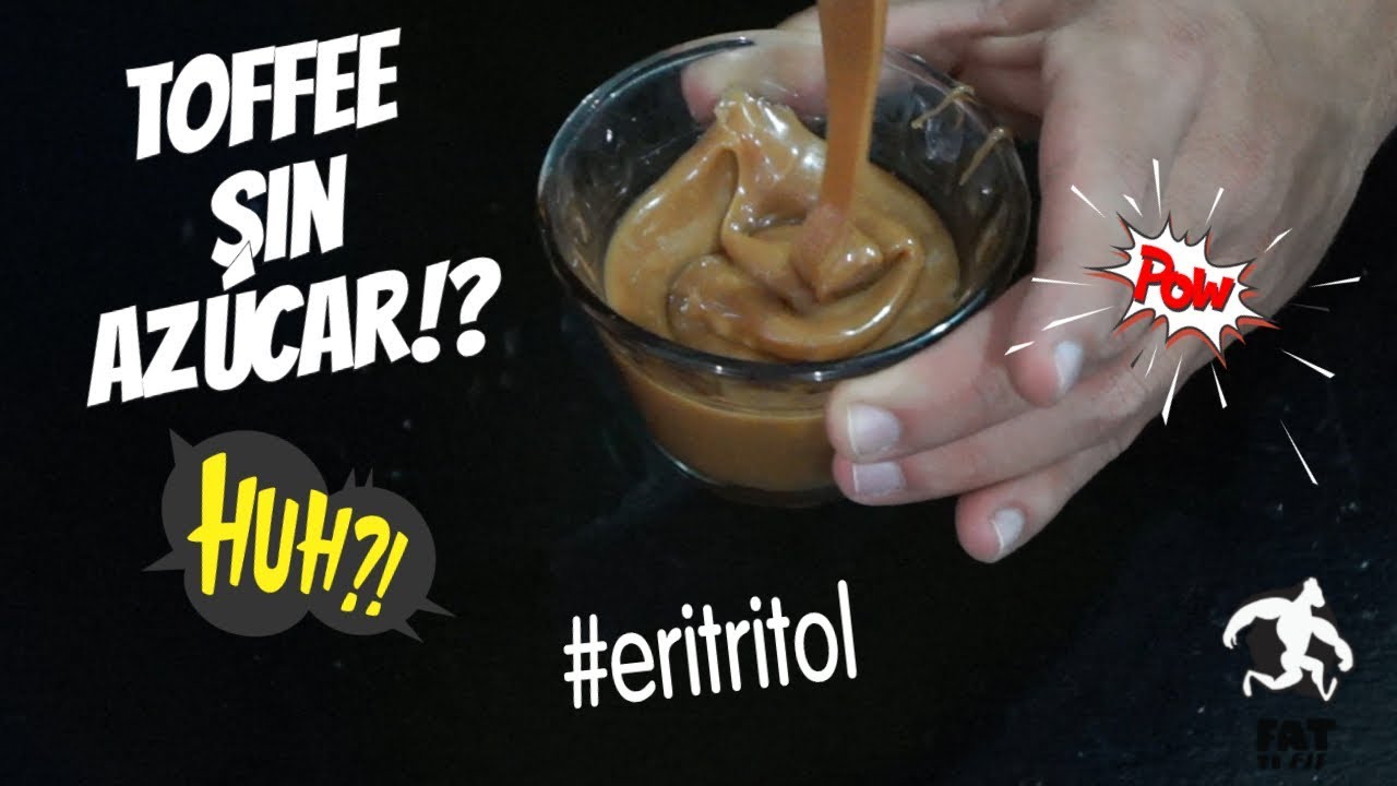 Toffee SIN azúcar!? / Toffee a base de ERITRITOL! como hacerlo super fácil