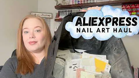 ✨ Huge AliExpress Nail Art Haul | Nail Charms, Stamping Plates & Glitter ✨