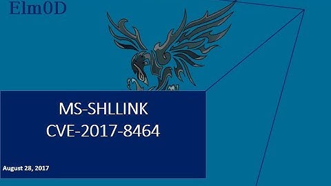 [MS-SHLLINK] CVE-2017-8464 - Process Persistence