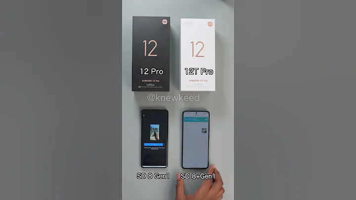 Xiaomi 12T Pro vs Xiaomi 12 Pro SpeedTest - DayDayNews