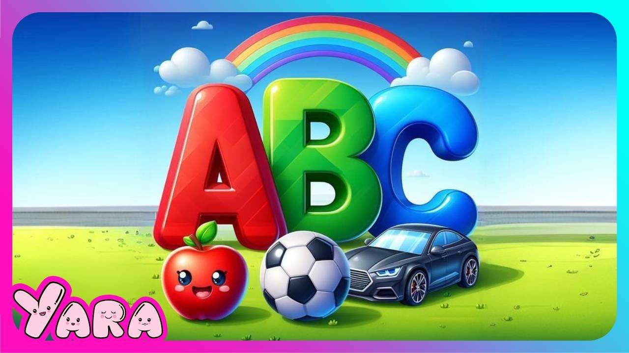 Abc phonics for kids a for apple alphabet song 123 song learn