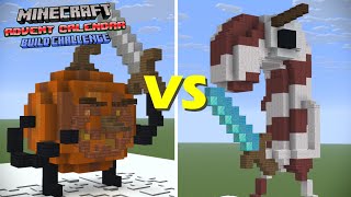Minecraft Advent Calendar [Day 8] -- 'Candy Cane VS Pumpkin: Sword Fight'