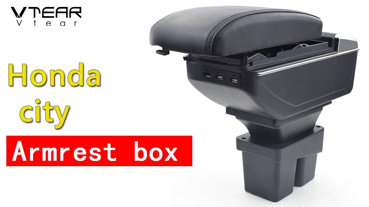 How to install Vtear for Honda City armrest 2006 2007 2008 2009 YouTube