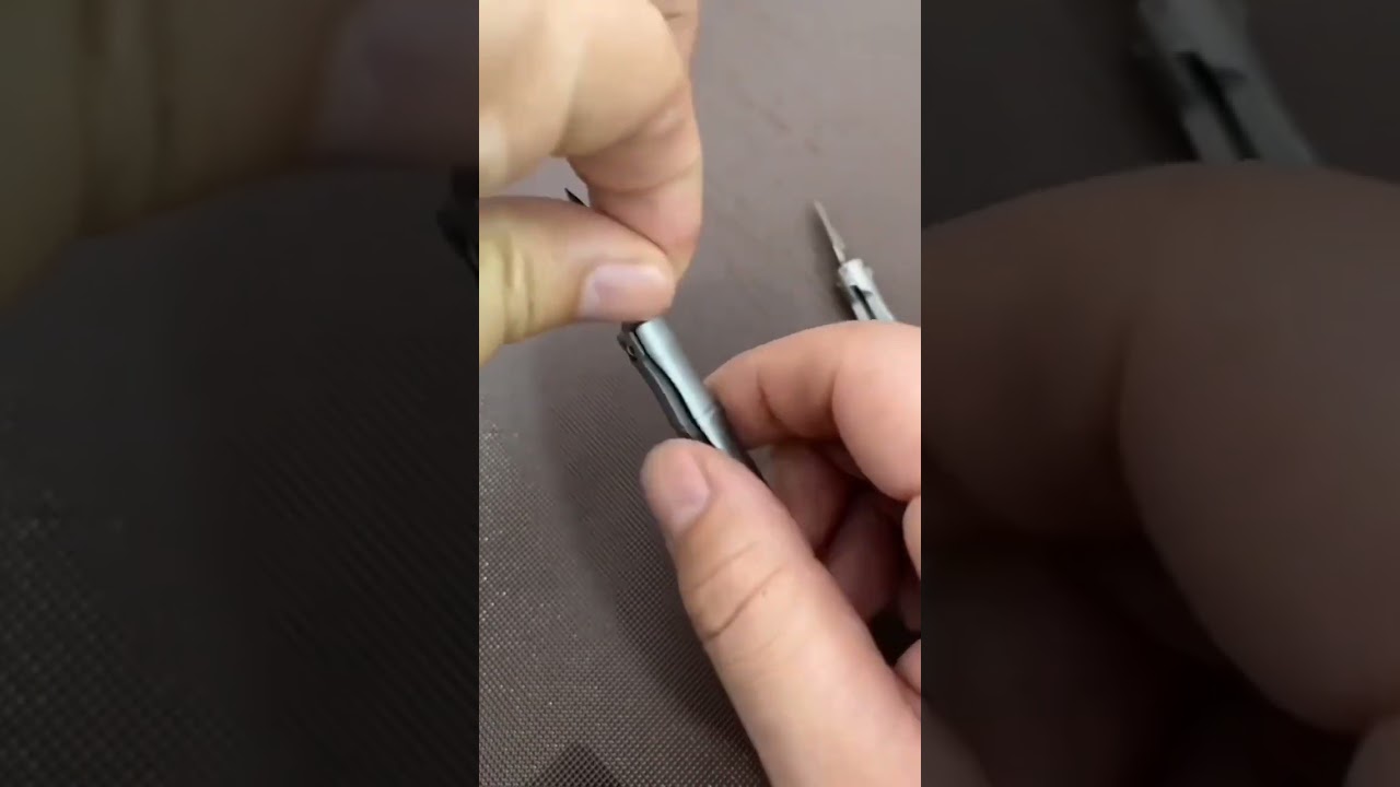 Titanium Alloy Bamboo Mini Keychain Knife