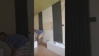 Installing a Modern TV Console LIVE 🔥 | Hidden Wiring & Clean Finish