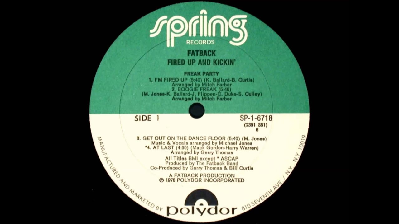 The Fatback Band - I'm Fired Up