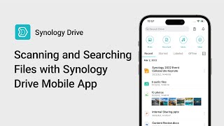 How to Scan and Search Files with the Synology Drive Mobile App | Synology screenshot 4