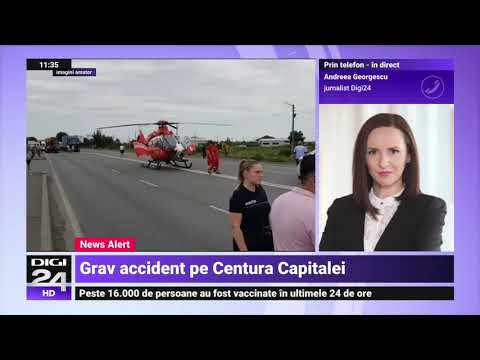 Accident grav pe Centura Capitalei - Digi24