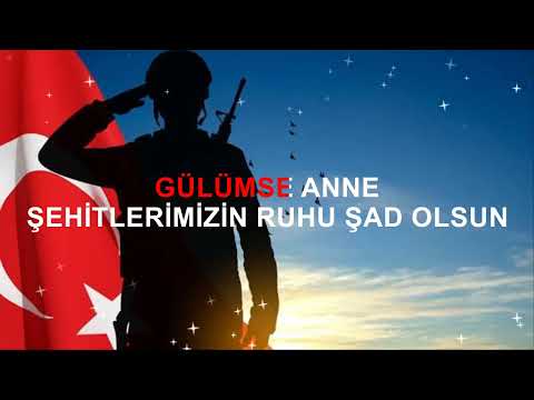 GÜLÜMSE ANNE MURAT BASARAN ORJİNALDEN KARAOKE VE SÖZLERİ ŞEHİTLERİMİZİN RUHU ŞAD  OLSUN