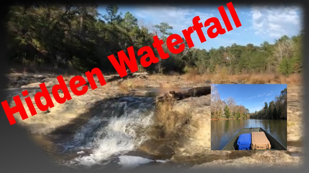 Hidden Waterfall in Texas on Lake Livingston YouTube