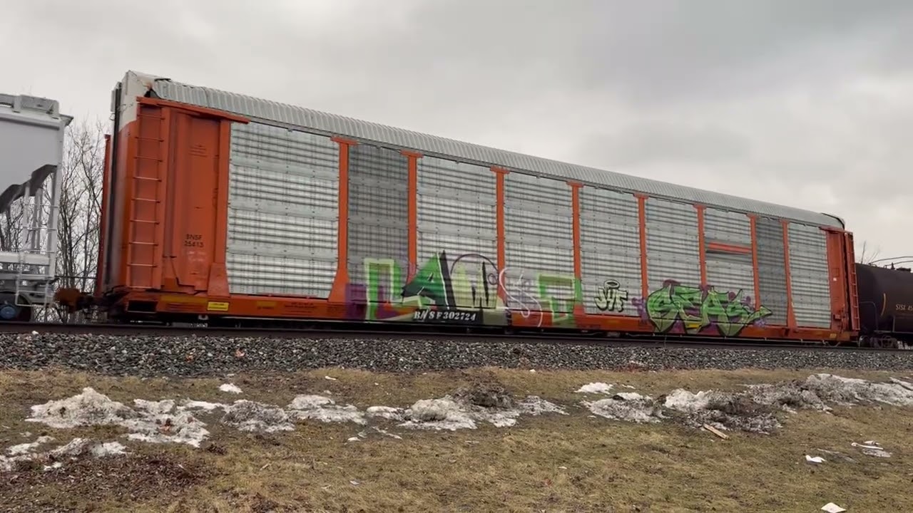 CSX northbound manifest at Plymouth Michigan, February 20, 2026