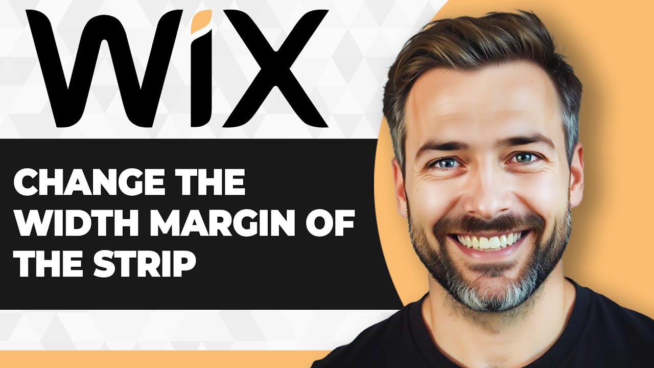 How to Change the Width Margin of the Strip in Wix Website - YouTube