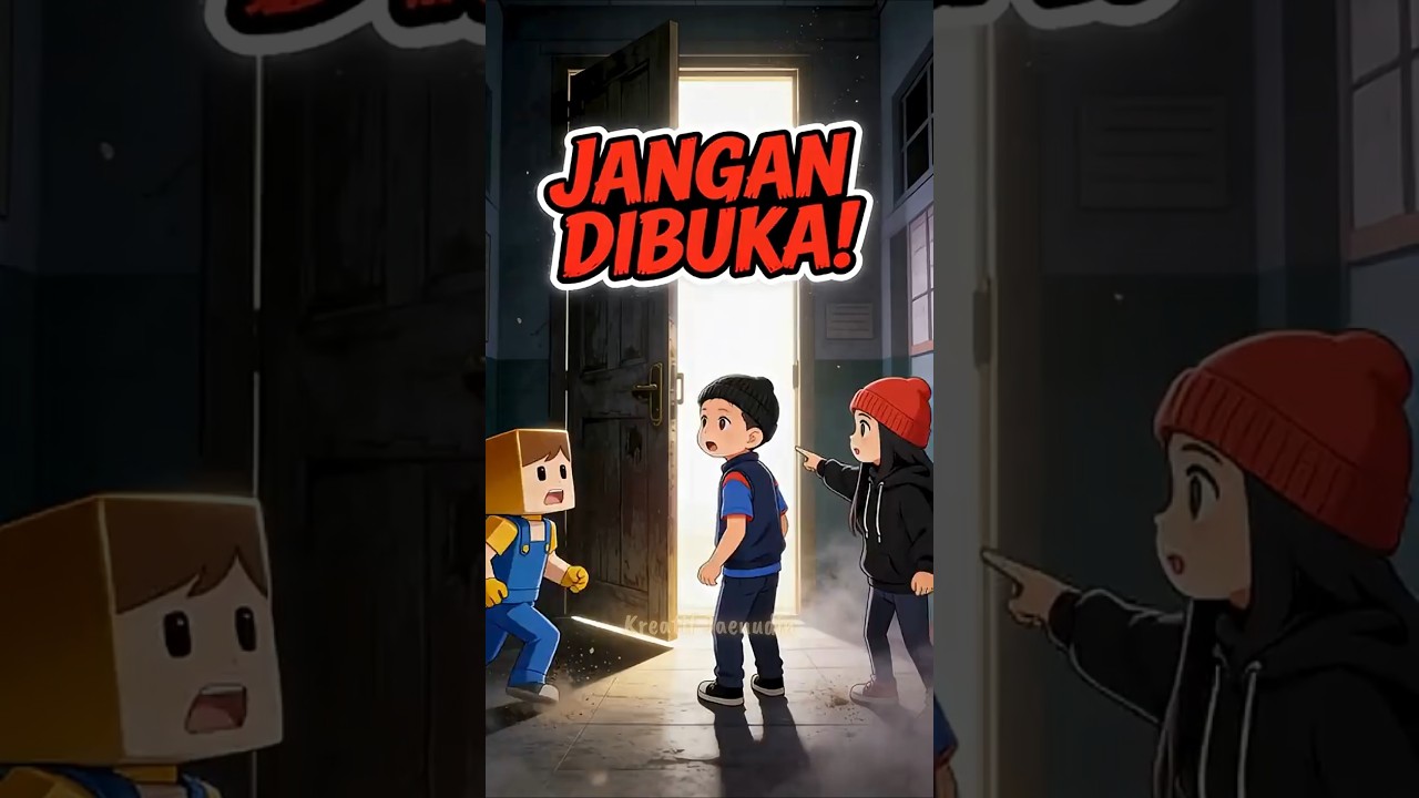 Misteri Pintu Tua #shorts #animasi