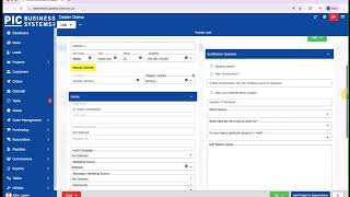 Generating Leads in PIC ERP for Retail