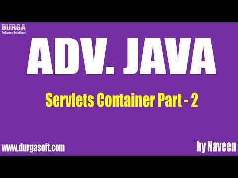 AdvJava Servlets Container